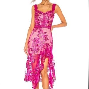 Eva Midi Dress in Fuchsia
Bronx and Banco SMALL